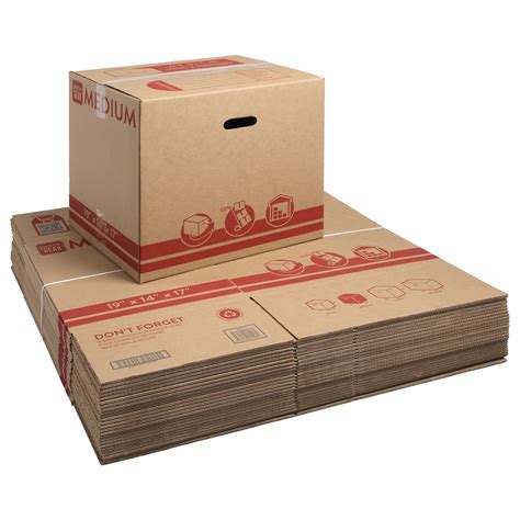 medium sized packing boxes